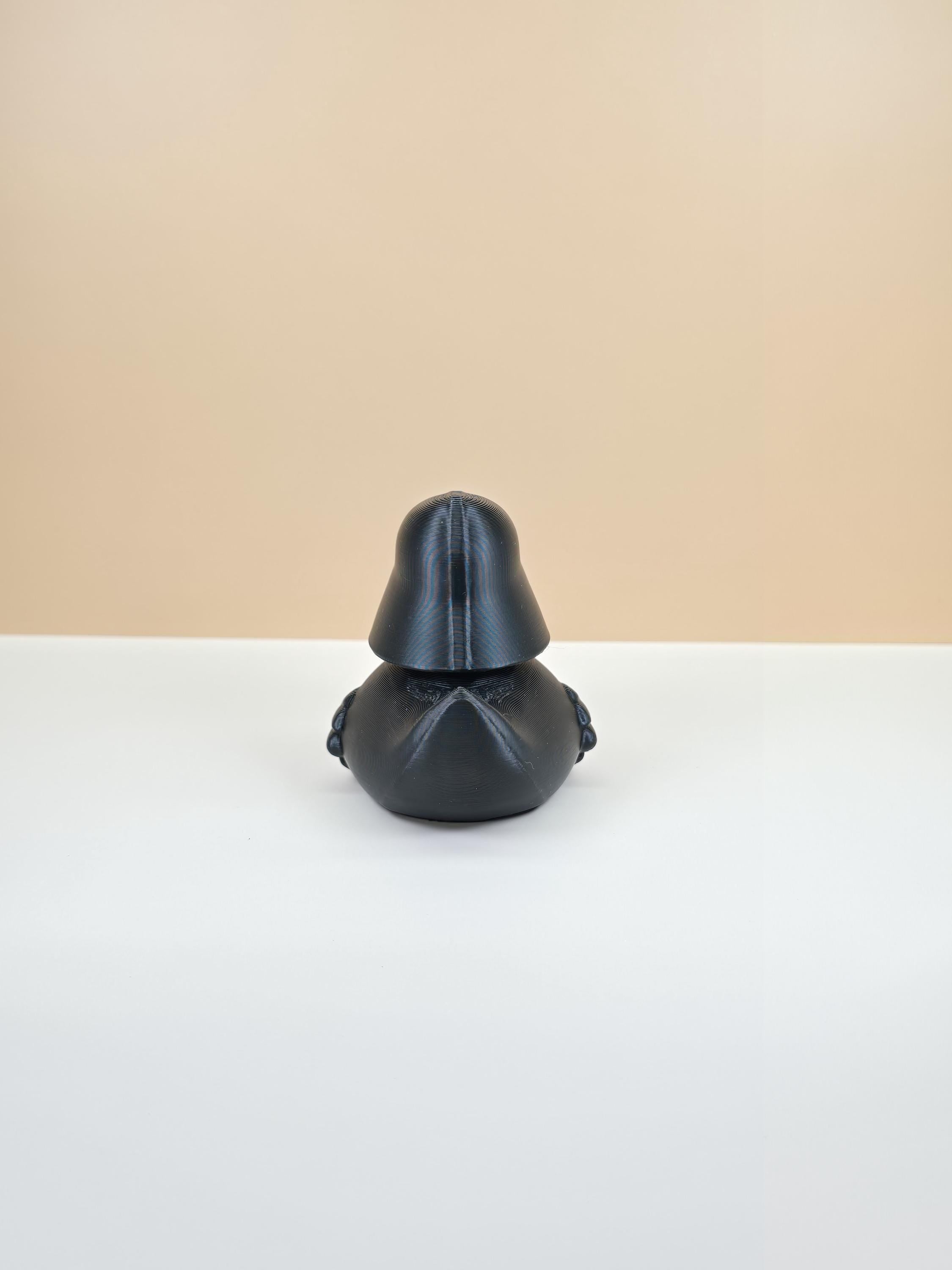 Darth vader 3d printed ducky rubber duck style
