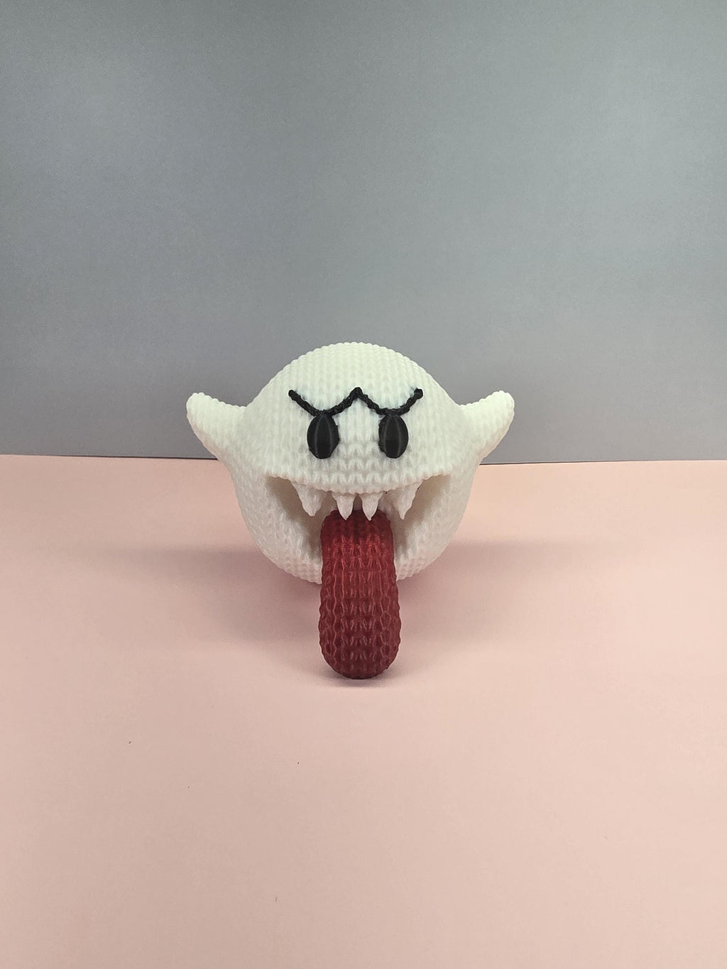 3D Printed Boo Knitted Figure