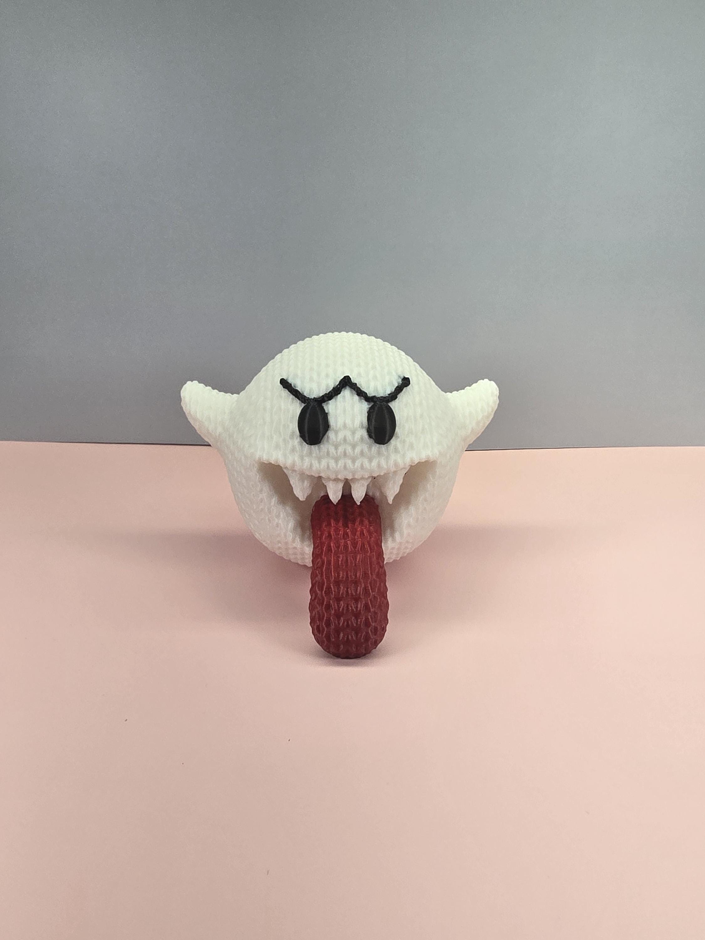 3D Printed Boo Knitted Figure
