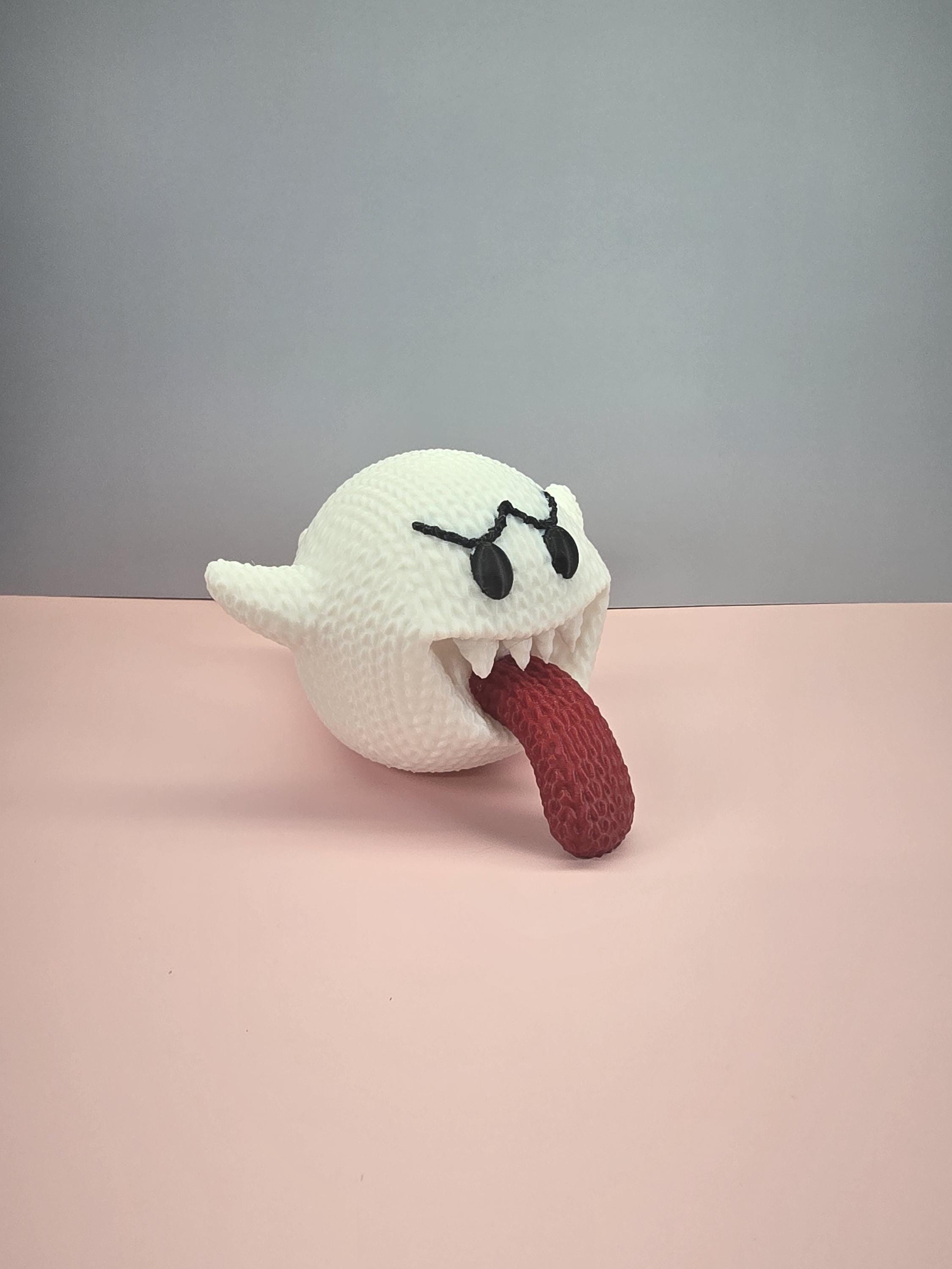 3D Printed Boo Knitted Figure