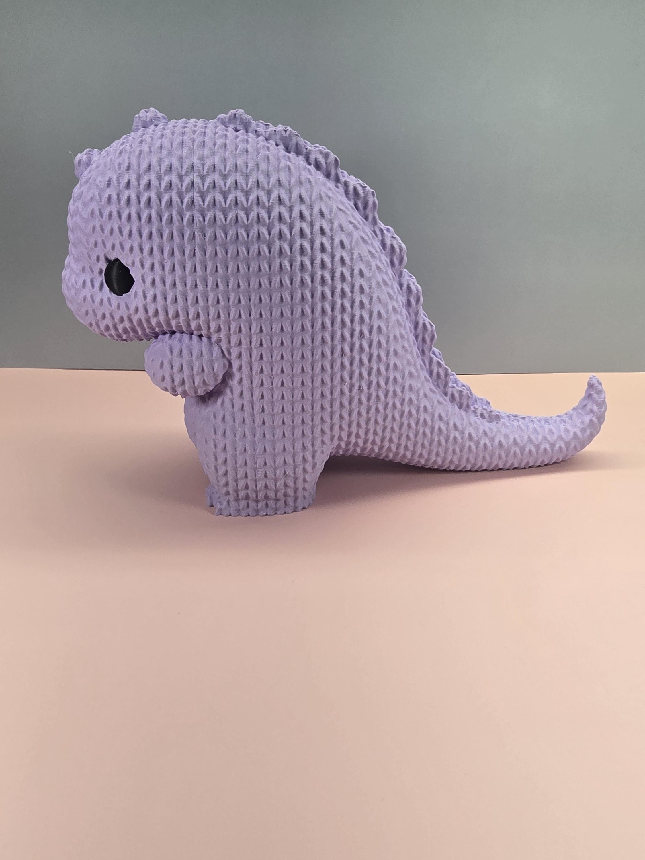 3D Printed Baby Dino knitted design 2 sizes available