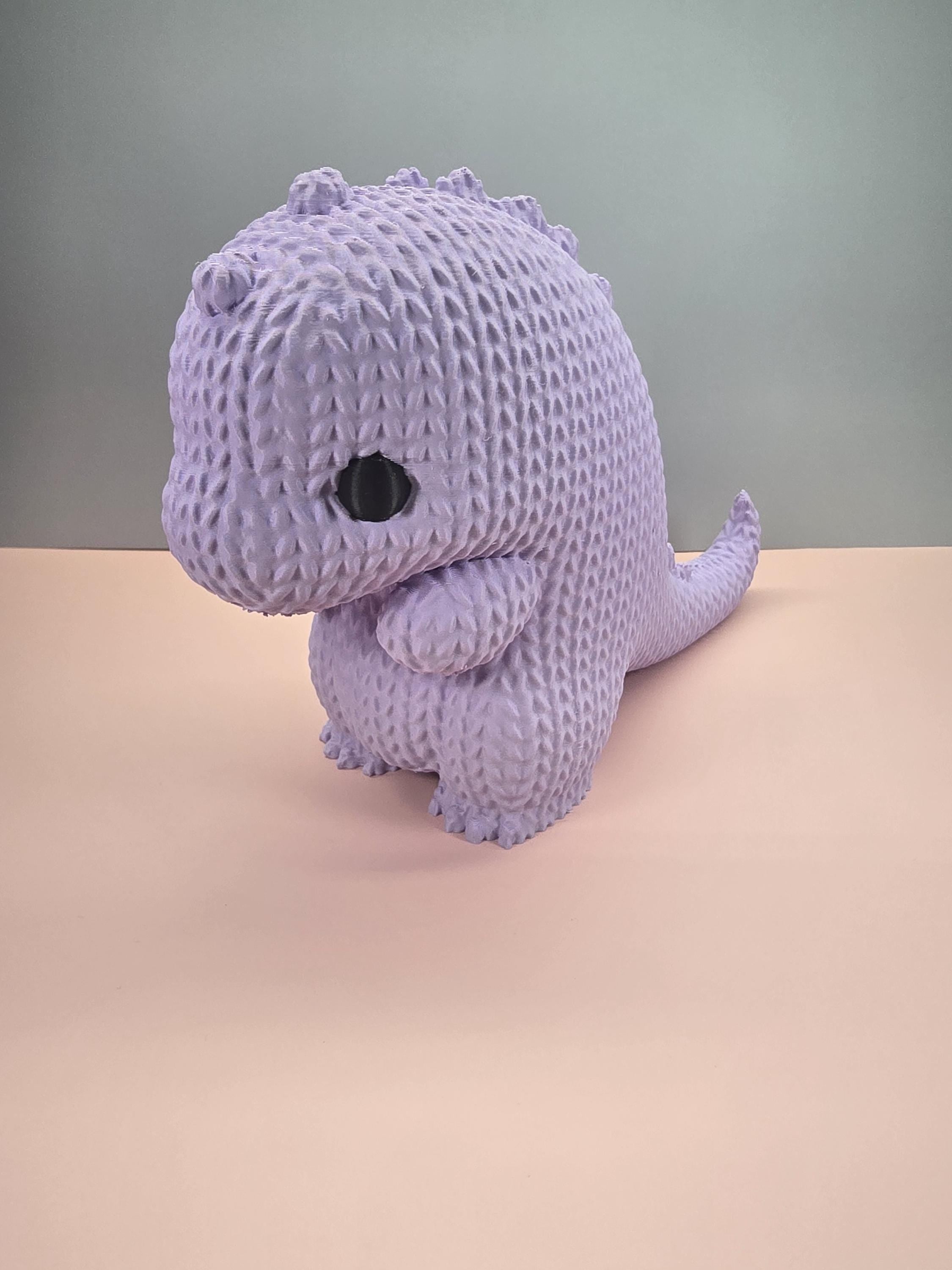 3D Printed Baby Dino knitted design 2 sizes available