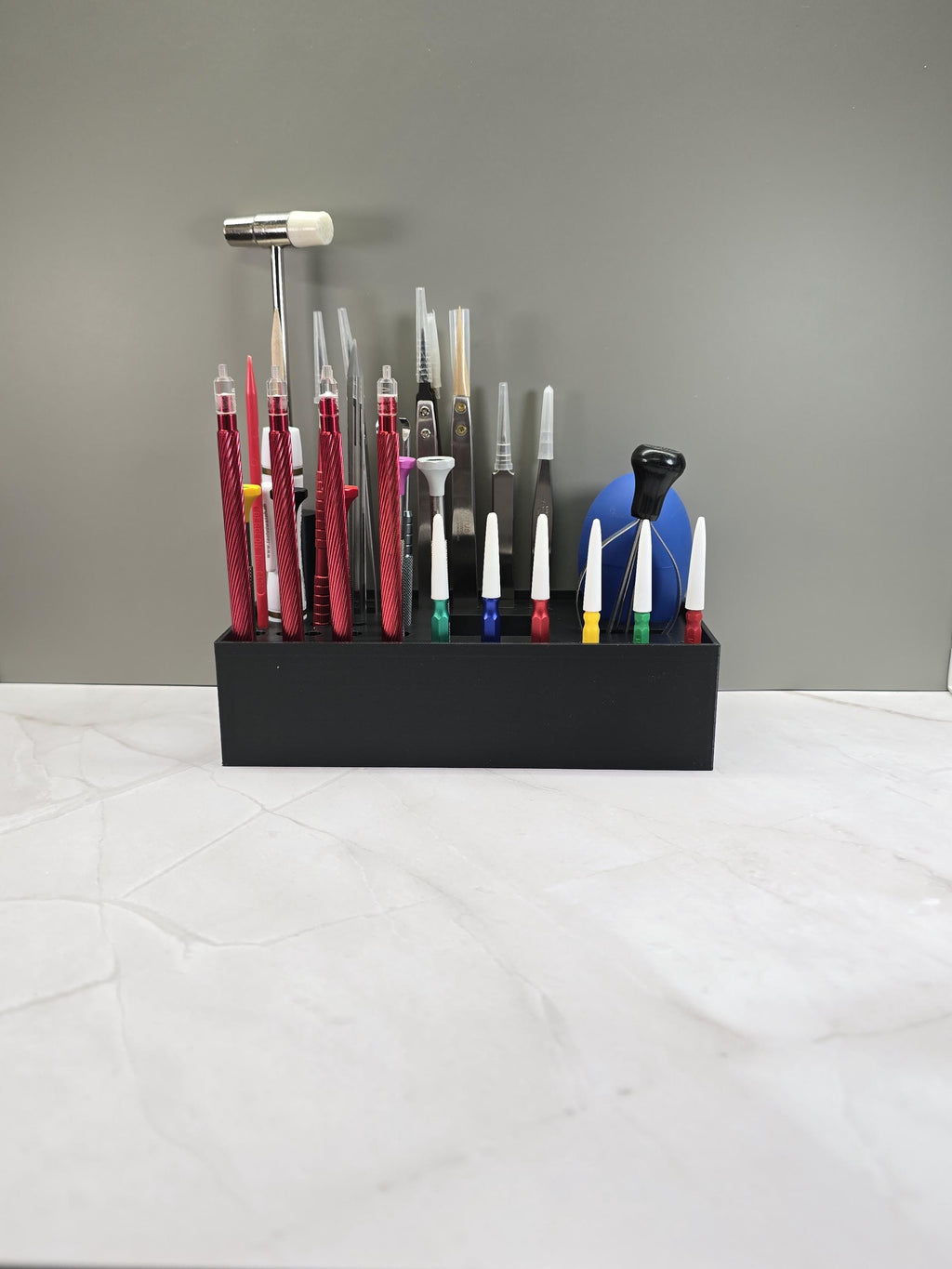 Watchmaker Tool Organizer Holder with  45 Slots fits Bergeon Dumont and Most Unbranded tools