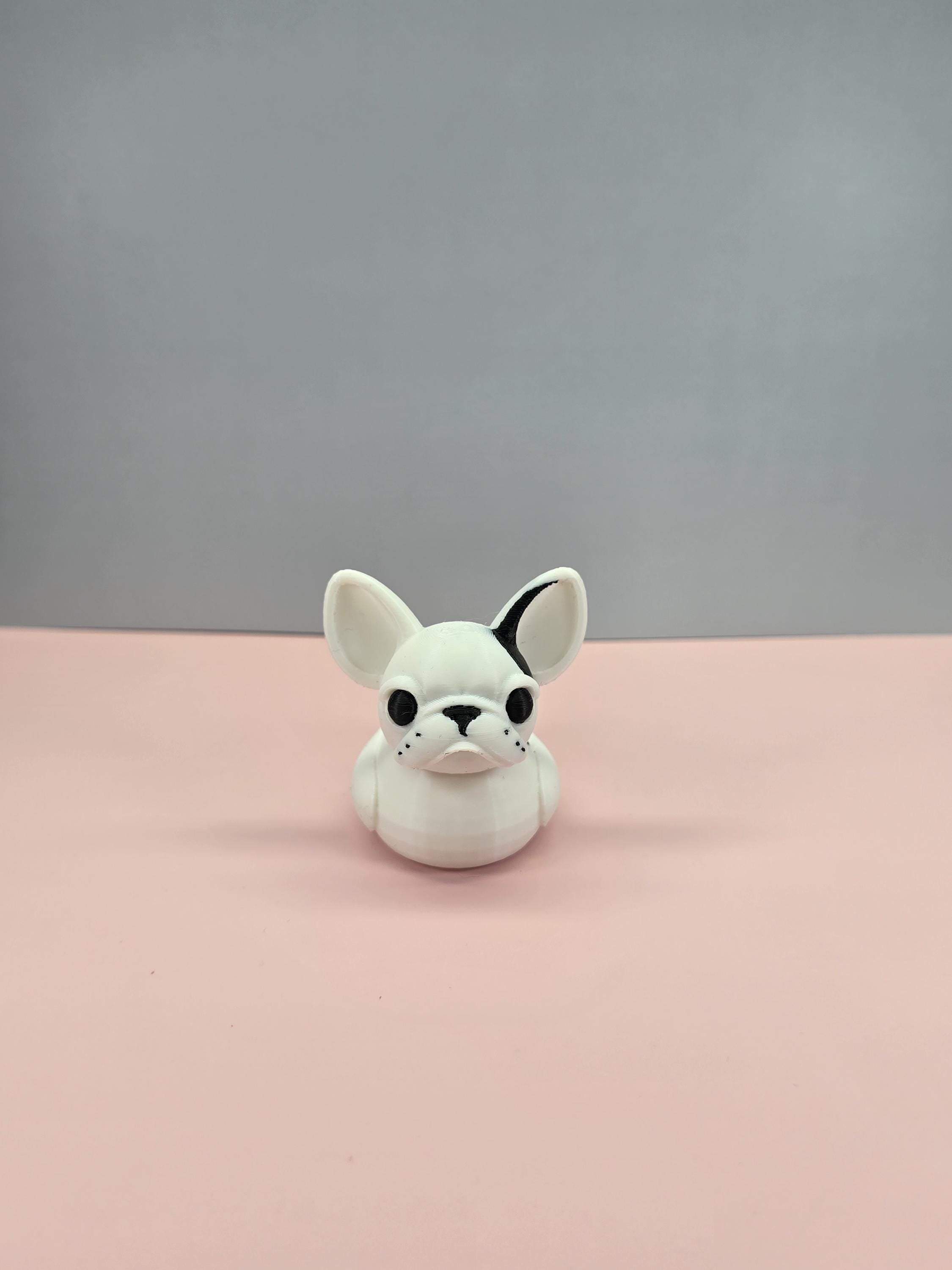 3D Printed French Bulldog Ducky Jeep duck