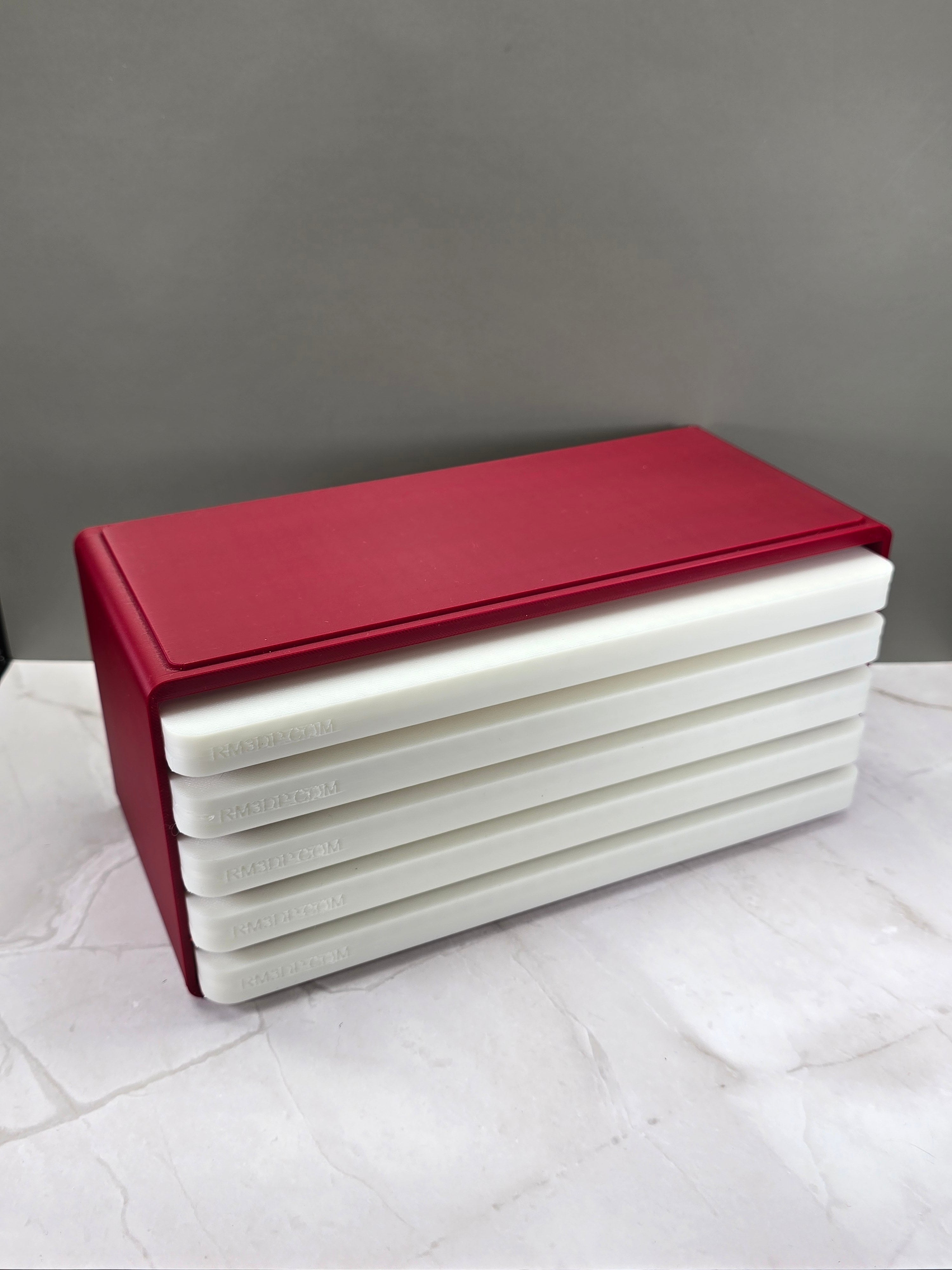 3D Printed Watch Parts Storage Cabinet, 5 Tray Organizer